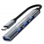 USB-keskitin QOLTEC 53792, USB-C 3.1 4 porttiin (USB 3.0 x1, USB 2.0 x3)