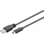 Wentronic 55466 USB-kaapeli musta