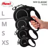 Flexi New CLASSIC 5 m musta koiran flexi-hihna