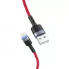 USB-Lightning-datakaapeli Tellur, 3A, 1,2 m, LED-ilmaisin, punainen