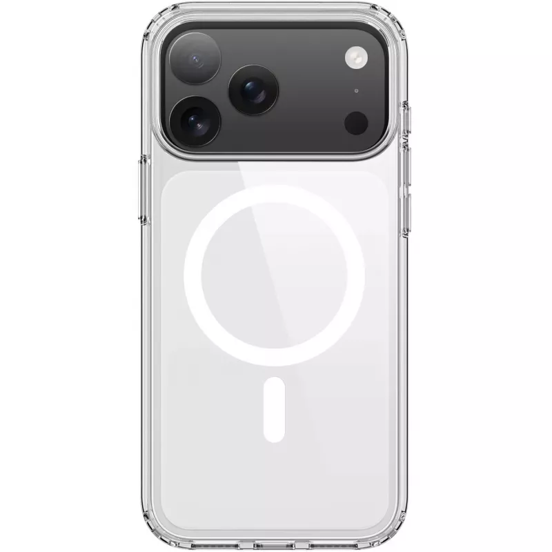 Nevox StyleShell SHOCKFlex - iPhone 17 Pro Max MagSafe-yhteensopiva läpinäkyvä