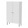 Vitriini cama meble PALAZZO BIS 1000×390×1660 mm valkoinen matta