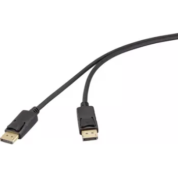 Renkforce DisplayPort-uros musta RF-6830476 4K UHD (RF-6830476)