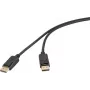 Renkforce DisplayPort-uros musta RF-6830476 4K UHD (RF-6830476)