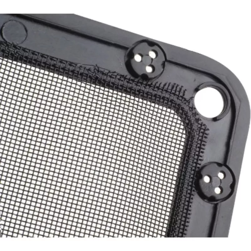 SilverStone FF141B 140 mm pölysuodatin tuuletinsuojalla, musta