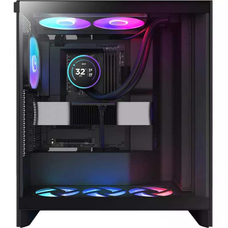 Kraken Elite 420 RGB 420 mm, nestetuuletus musta