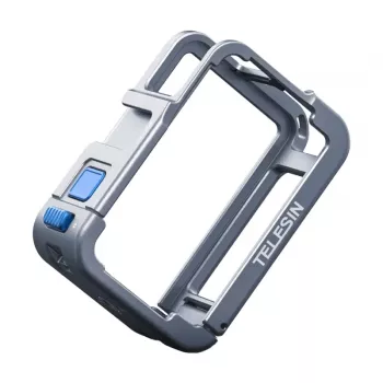 Suojaava metallikuori Telesin DJI Osmo Action 5:lle (sininen)