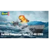 Muovipienoismalli German Submarine T.IX C/40 1/144