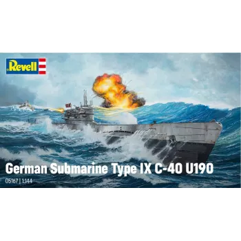 Muovipienoismalli German Submarine T.IX C/40 1/144