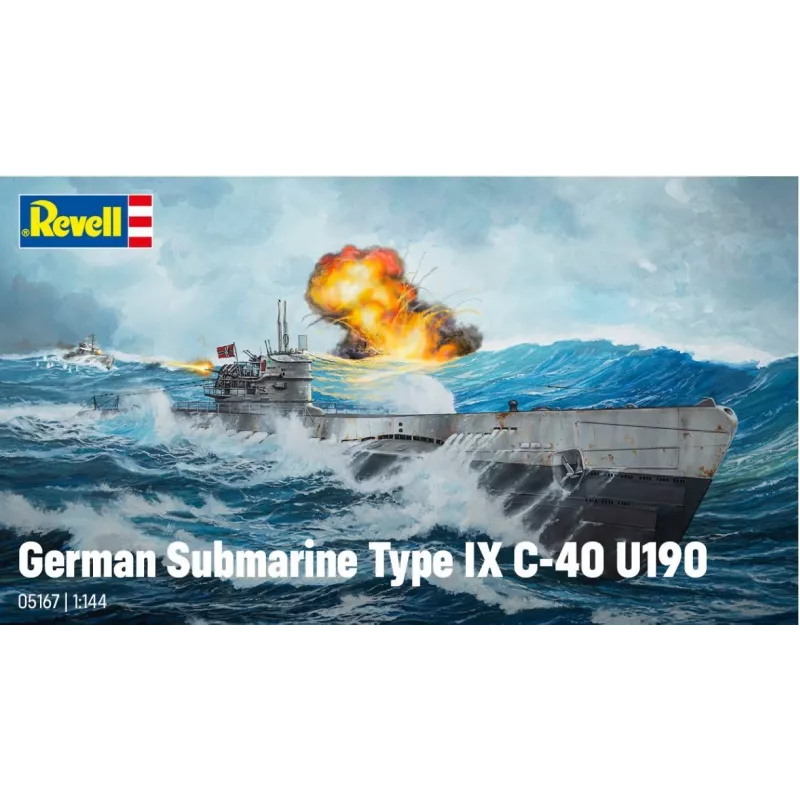 Muovipienoismalli German Submarine T.IX C/40 1/144