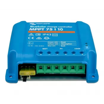 Aurinkolataussäädin BlueSolar PWM-LCD&USB 12/24V 10A Victron Energy
