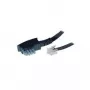 S/CONN 6 m TAE-N - RJ12 musta läpinäkyvä TC 70166 ShiverPeaks
