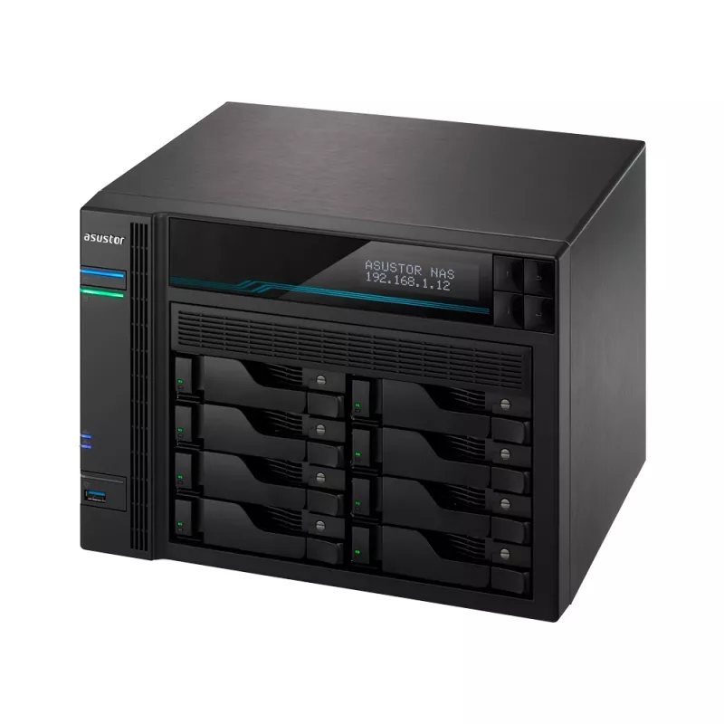 Asustor AS6508T NAS torni Intel Atom® C3538 8 GB DDR4 0 TB ADM musta