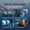 Digitus DK-1843-005 CAT 8.1 S/FTP -kytkentäkaapeli 0,5 m, musta