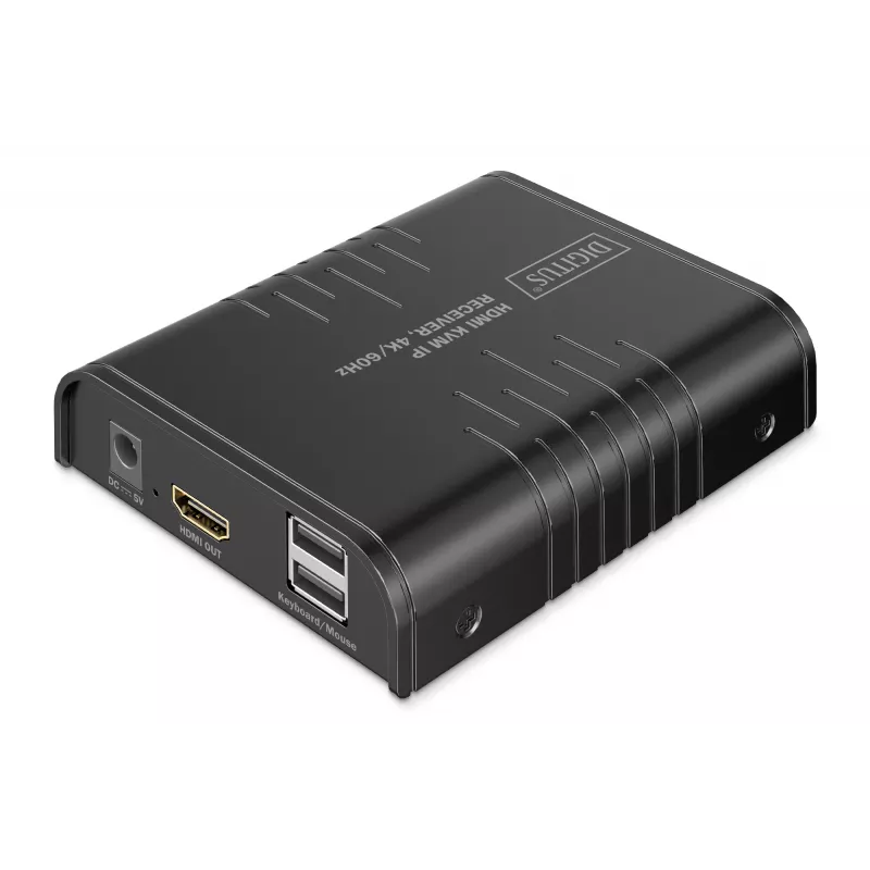 Digitus HDMI KVM IP -vastaanotin 4K/60Hz langallinen 200 m