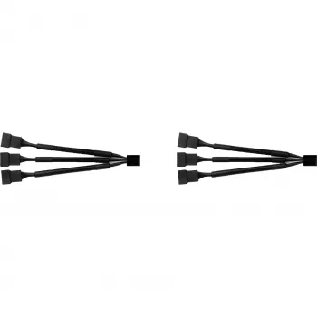 Jakokaapeli NA-SC1 Sx2 musta, 13,5cm, 2 kpl, PWM-tuulettimelle