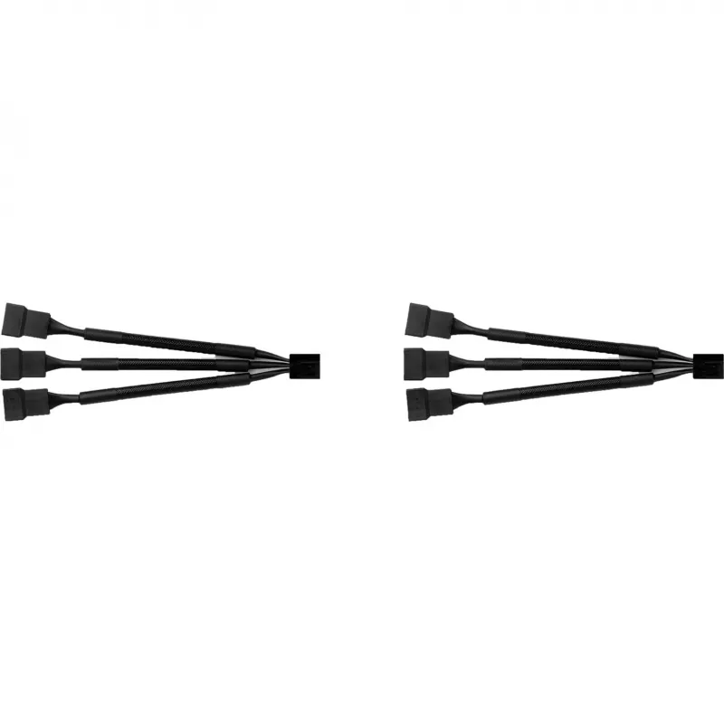 Jakokaapeli NA-SC1 Sx2 musta, 13,5cm, 2 kpl, PWM-tuulettimelle
