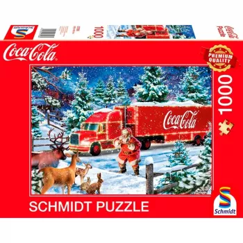Palapeli Schmidt Spiele Coca Cola Christmas Truck 1000 palaa