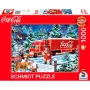 Palapeli Schmidt Spiele Coca Cola Christmas Truck 1000 palaa