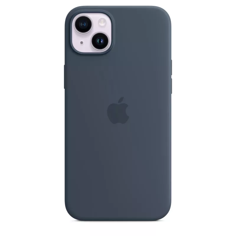 Silikonikuori Cover Apple iPhone 14 Plus MagSafe Storm Blue