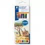 Staedtler 3001 C6-3 kaksipäisten huopakynien setti, 6 kpl