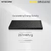 Kannettava varavirtalähde Nitecore NB10000 — 10000 mAh, USB‑A + USB‑C, 38 W kokonaisteho, harmaa