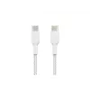 Belkin BOOST CHARGE - USB-kaapeli - 24-pin USB-C (M) – 24-pin USB-C (M) - USB 2.0 - 2 m - valkoinen