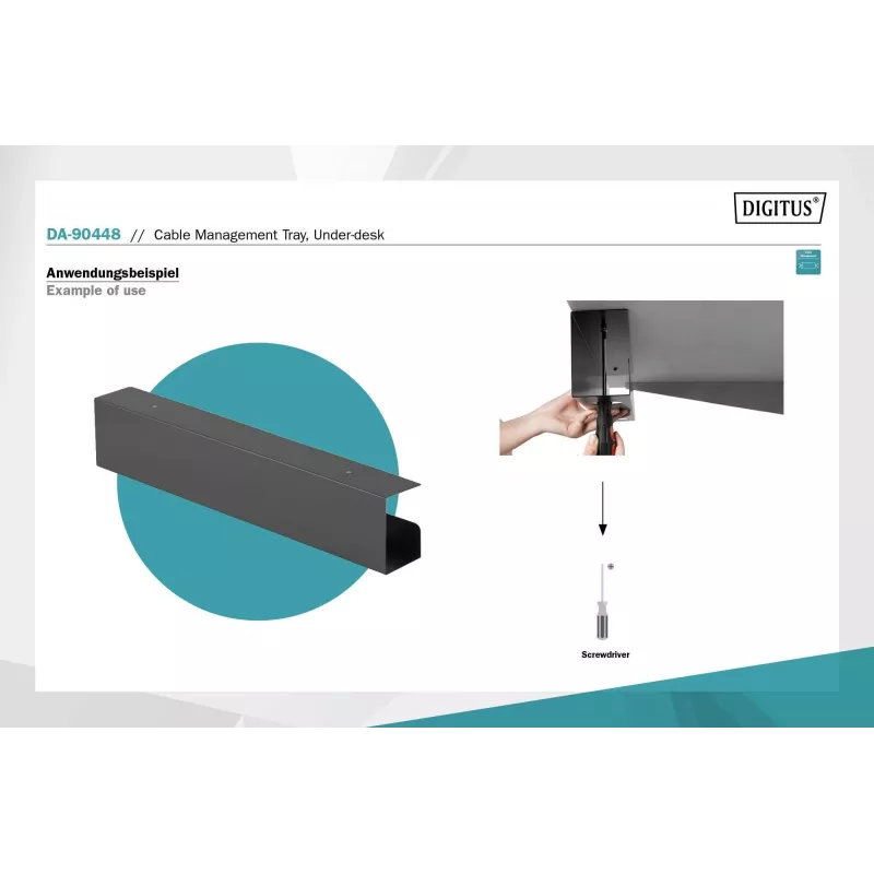Digitus kaapelinhallintakanava