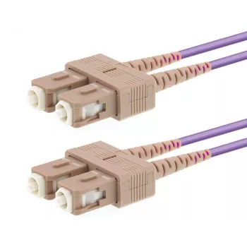 Kuitukaapeli LOGON AL5SCSC10I/4I OM4 10 m 2x SC – 2x SC (pinkki)