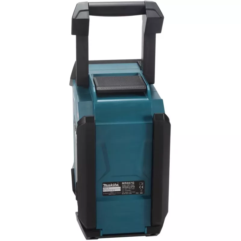 Makita MR007GZ akkukäyttöinen työmaaradio, DAB+/FM, 18V-40V, musta/vihreä