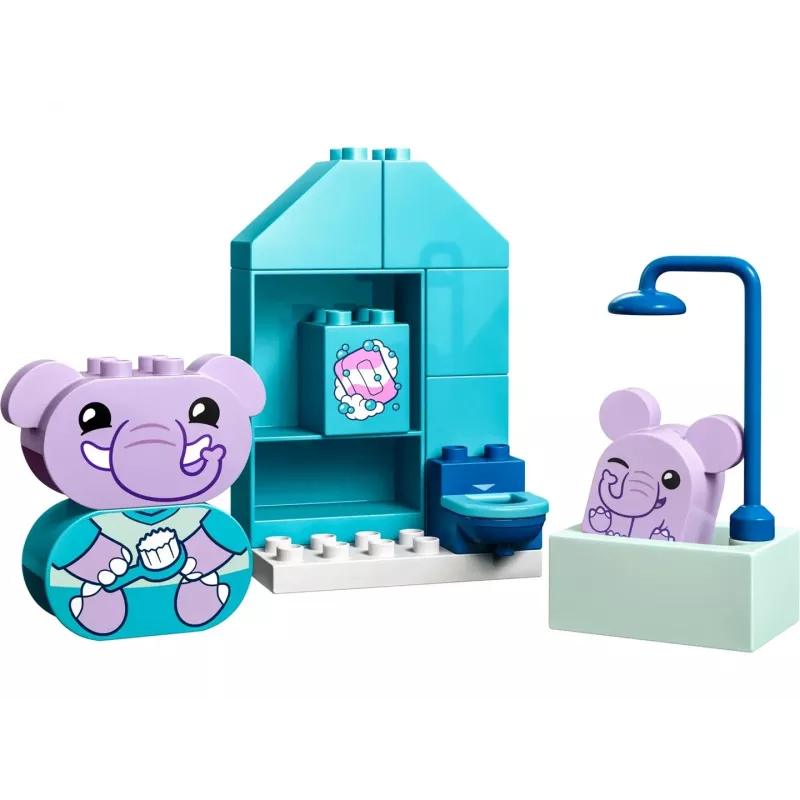 LEGO DUPLO kylpyhauskasetit 10413 — kylpyleikkisetti taaperoille, 15 osaa, suositeltu ikä 1,5+