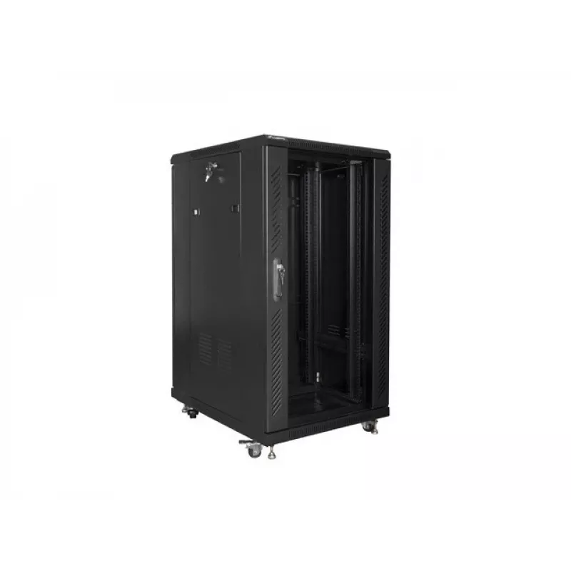 Lanberg FF01-6822-12B rackkaappi 22U vapaasti seisova musta