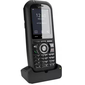 Snom M80 DECT-puhelimen luuri numeronäytöllä musta