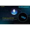 Nitecore TIKI GITD BLUE taskulamppu, T-sarja, 300 lumenia