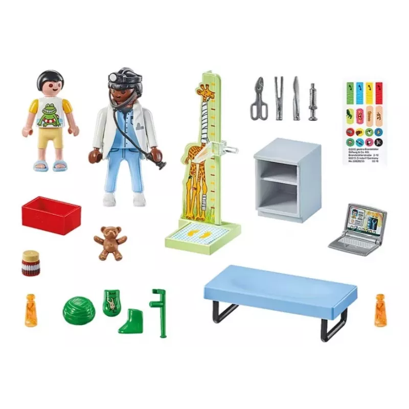 Figuurisarja Action Heroes 71619 lastenlääkäri ja nallekarhu