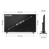 Sharp | 40HF3265E | 40 tuuman | älytelevisio | Google TV