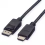 Kaapeli ROLINE 11445780 1 m DisplayPort - HDMI musta