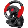 Ohjauspyörä ESPERANZA EG103 peliohjain — PC/PS2/PS3, 13 painiketta, värinä, kiihtyvyysanturi, musta/punainen