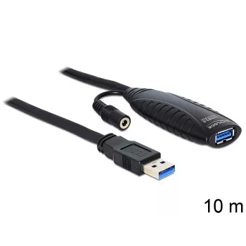 USB-kaapeli DeLOCK USB3.0-A - USB3.0-A 10m