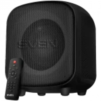 Kaiutin SVEN PS-555, musta, lähtöteho 65 W (RMS), TWS, Bluetooth, USB, microSD, kaukosäädin, litiumakku