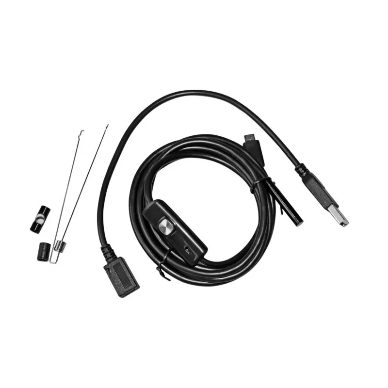 USB-endoskooppi MEDIA-TECH ENDOSCOPE 66° CMOS, 640x480 30fps, IP67, 6 LED, magneetti ja koukku
