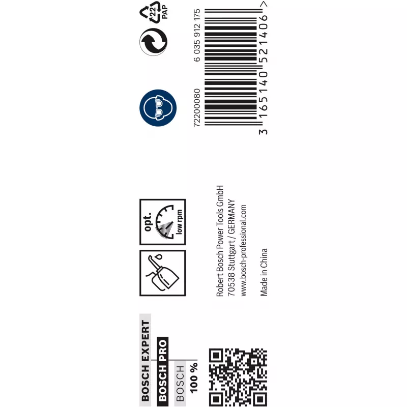Kierrepopora Bosch HSS koboltti 2608585905 5-osainen sarja