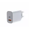 Yleislaturi 2x3A USB C + USB A Power Delivery valkoinen