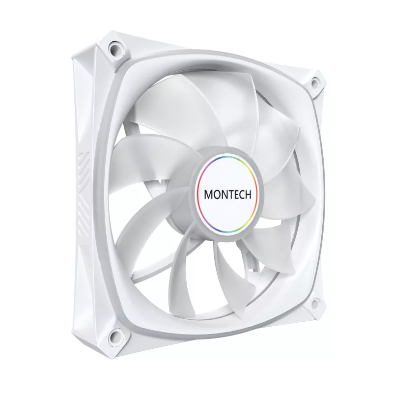 MONTECH RX120 PRO valkoinen 120mm ARGB-kotelotuuletin