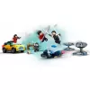 LEGO-sarja Marvel Escape from the Ten Rings 76176 minihahmoilla ja ajoneuvoilla