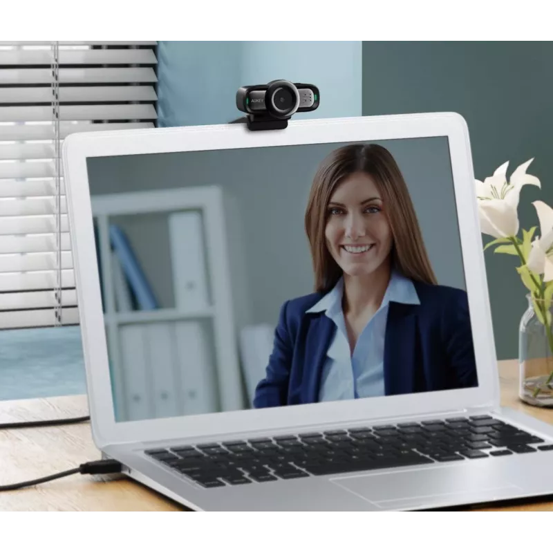 verkkokamera AUKEY PC-LM3 2 MP 1920 x 1080 pikseliä USB 2.0 musta