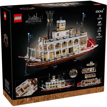 LEGO IDEAS 21356 jokihöyrylaiva