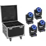Valaisin EUROLITE TMH-H240 Beam Wash Flower Effect 4x — LED-efektivalo, kompakti yksikkö