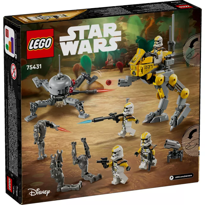 LEGO Star Wars -sarja 327th Star Corps Clone Troopers Battle 75431 — 258 osaa, 7 minihahmoa, ikä 7+
