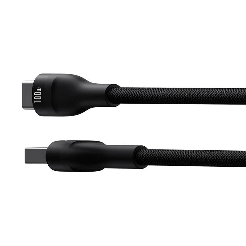 Baseus Flash 2 USB A-USB C pikalatauskaapeli 2 m 100 W musta